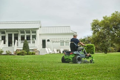 Commercial electric lawn mowers